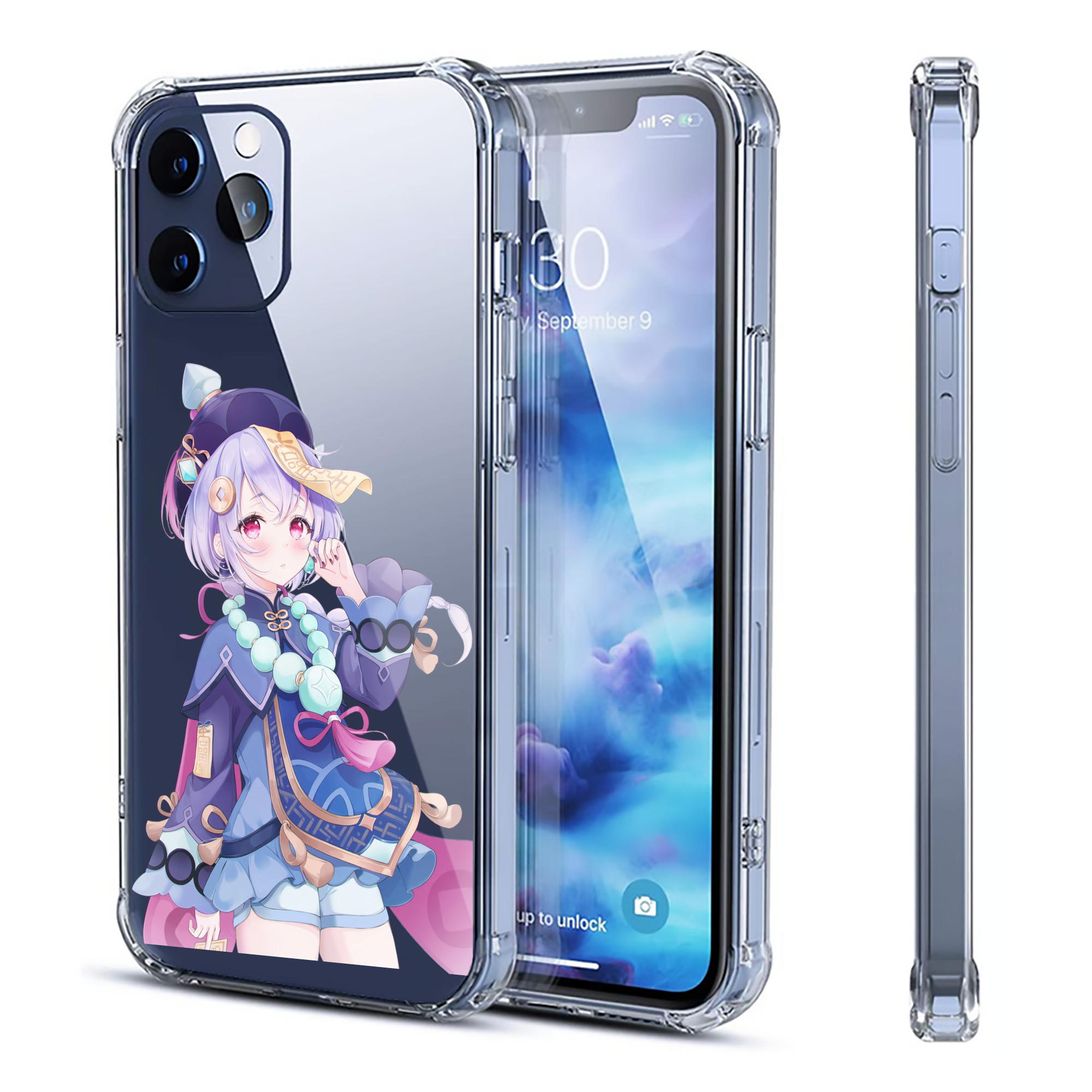 げんし神 七七 なな  genshin Nana 【iPhone 12シリーズ対応】透明スマホケース（クリアソフトケース）